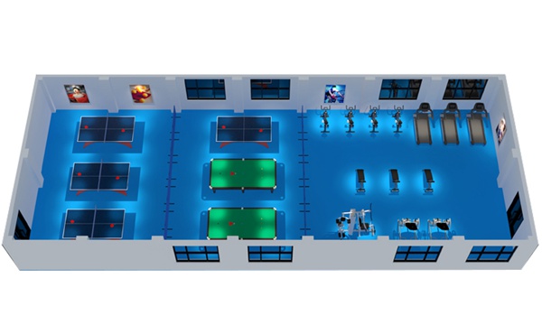 200平方健身房配置方案-广西leyu.乐鱼体育健身器材有限公司