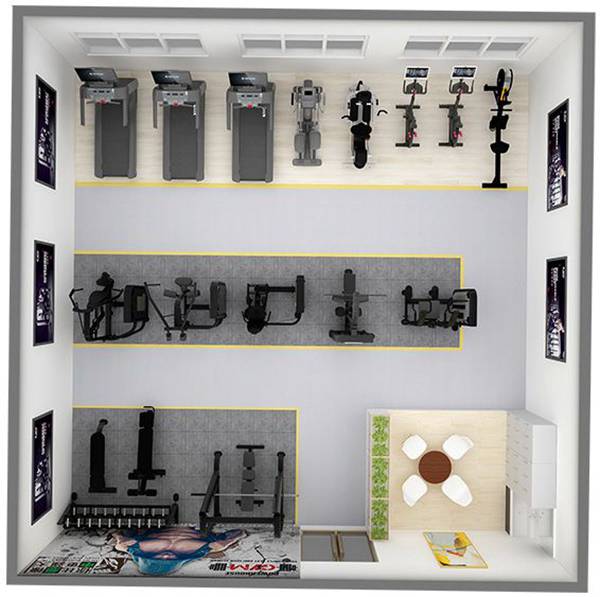 100平方健身房配置方案-广西leyu.乐鱼体育健身器材有限公司