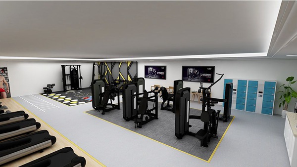 120平方健身房配置方案-广西leyu.乐鱼体育健身器材有限公司